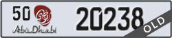 abu dhabi - code - 50 - number -20238