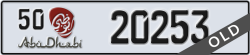 abu dhabi - code - 50 - number -20253