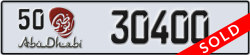 abu dhabi - code - 50 - number -30400