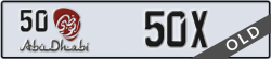 abu dhabi - code - 50 - number -50X