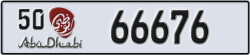 abu dhabi - code - 50 - number -66676