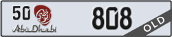 abu dhabi - code - 50 - number -808