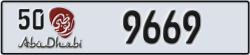 abu dhabi - code - 50 - number -9669