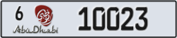 abu dhabi - code - 6 - number -10023