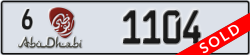 abu dhabi - code - 6 - number -1104
