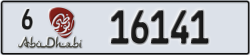 abu dhabi - code - 6 - number -16141