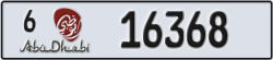 abu dhabi - code - 6 - number -16368