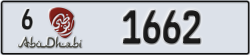 abu dhabi - code - 6 - number -1662