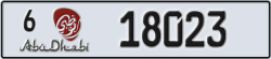 abu dhabi - code - 6 - number -18023