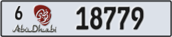 abu dhabi - code - 6 - number -18700