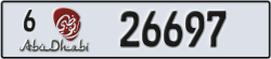 abu dhabi - code - 6 - number -26697