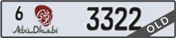 abu dhabi - code - 6 - number -3322