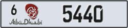 abu dhabi - code - 6 - number -5440