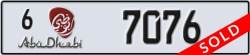 abu dhabi - code - 6 - number -7076