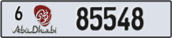 abu dhabi - code - 6 - number -85548
