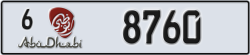 abu dhabi - code - 6 - number -8760