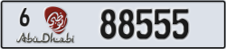 abu dhabi - code - 6 - number -88555