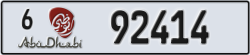 abu dhabi - code - 6 - number -92414