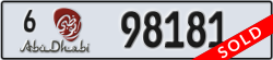 abu dhabi - code - 6 - number -98181