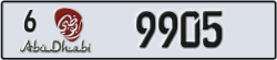 abu dhabi - code - 6 - number -9905