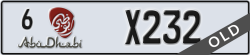 abu dhabi - code - 6 - number -X232