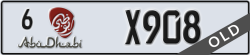 abu dhabi - code - 6 - number -X908