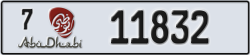 abu dhabi - code - 7 - number -11832