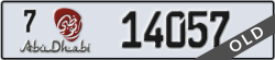 abu dhabi - code - 7 - number -14057