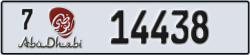 abu dhabi - code - 7 - number -14438