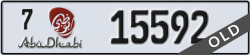abu dhabi - code - 7 - number -15592