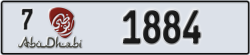 abu dhabi - code - 7 - number -1805