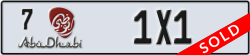 abu dhabi - code - 7 - number -1X1