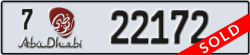 abu dhabi - code - 7 - number -22172