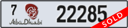 abu dhabi - code - 7 - number -22285