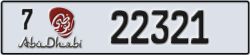 abu dhabi - code - 7 - number -22321