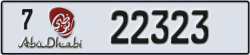 abu dhabi - code - 7 - number -22323