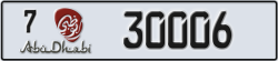 abu dhabi - code - 7 - number -30006