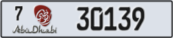 abu dhabi - code - 7 - number -30139