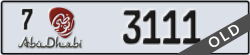 abu dhabi - code - 7 - number -3111