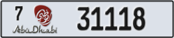 abu dhabi - code - 7 - number -31118
