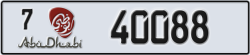abu dhabi - code - 7 - number -40088