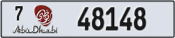 abu dhabi - code - 7 - number -48148