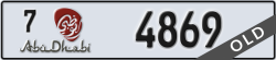 abu dhabi - code - 7 - number -4869