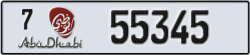 abu dhabi - code - 7 - number -55345