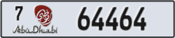 abu dhabi - code - 7 - number -64464