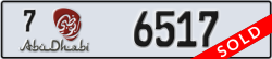 abu dhabi - code - 7 - number -6517