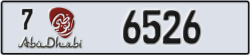abu dhabi - code - 7 - number -6526