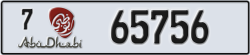 abu dhabi - code - 7 - number -65756