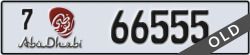 abu dhabi - code - 7 - number -66555