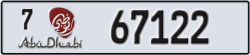 abu dhabi - code - 7 - number -67122